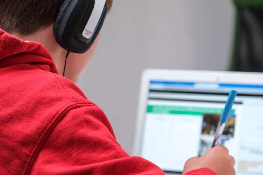 person learning programming