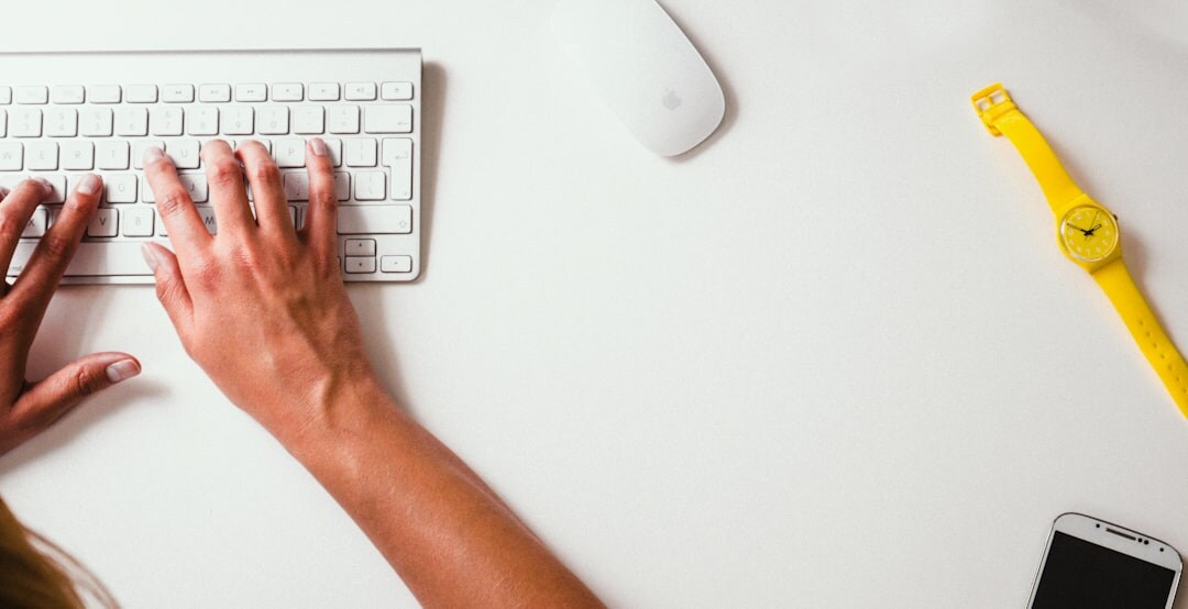 developer writing code for blog