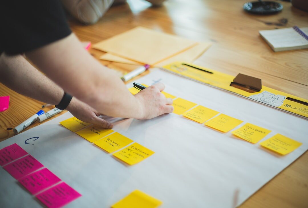 web developer brainstorming ideas